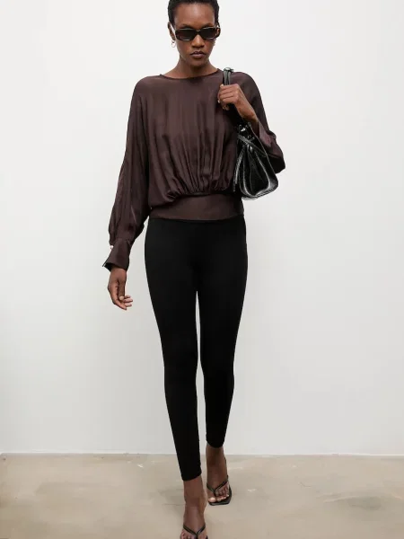 Bluză Answear.lab maro