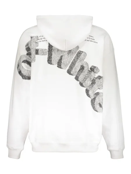 Hanorac cu glugă Off-white alb