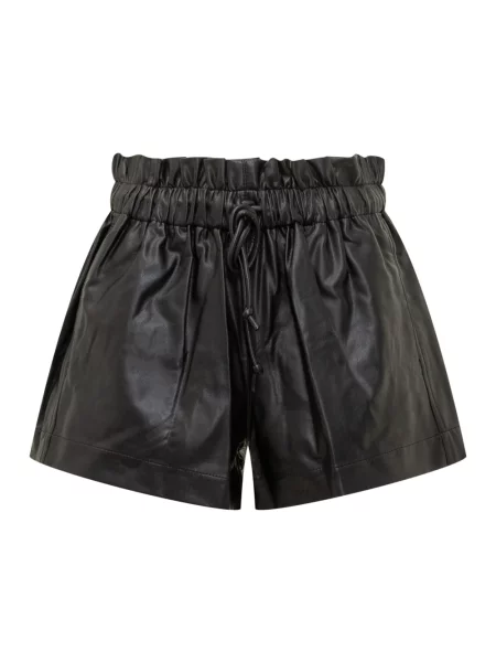 Szorty Marant Etoile skórzane czarne