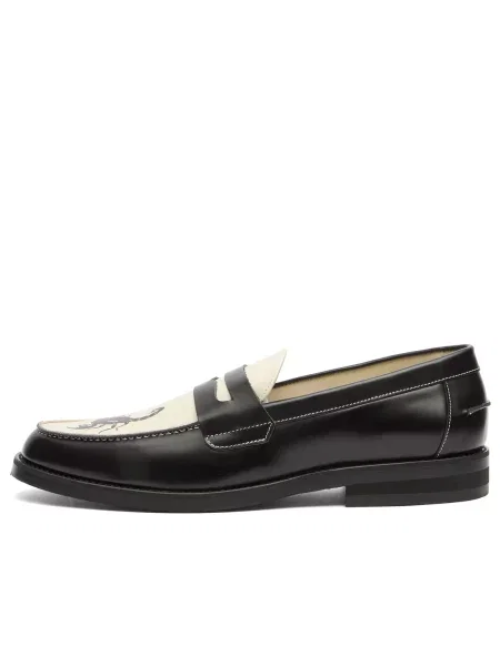 Loafersy Duke + Dexter białe