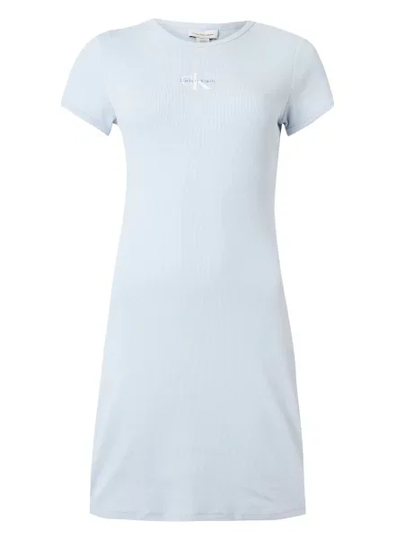 Calvin Klein Jeans Rochie albastru regal / albastru deschis alb