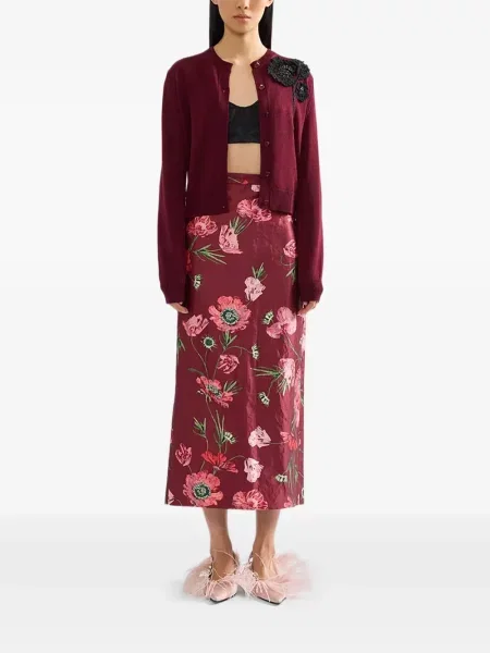 Cardigan Erdem de lână roșu