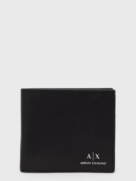 Шкіряний гаманець Armani Exchange