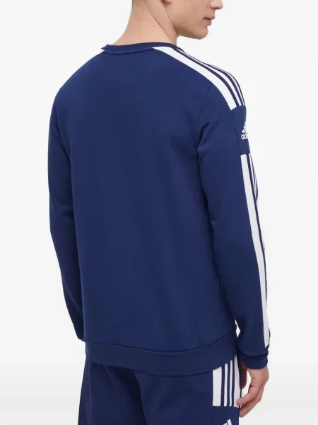 Csíkos tornaterem rövidnadrág Adidas nyomtatás kék