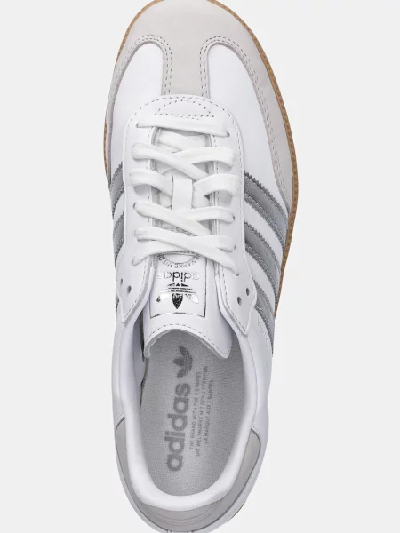 Кожаные кроссовки Adidas Originals белые
