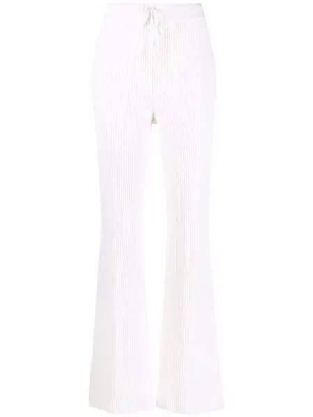 Pantaloni Alberta Ferretti evazate alb