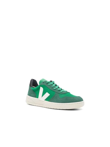 Sneakersy Veja V-10 zamszowe zielone