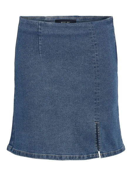 Noisy may Fustă NMDEBBY denim albastru