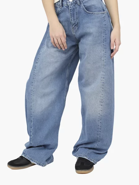 Широкі джинси YUKI блакитний