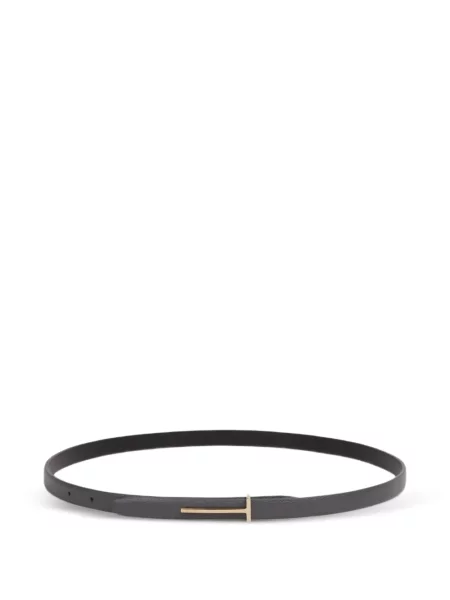 Curea Tom Ford din piele cu autograf negru