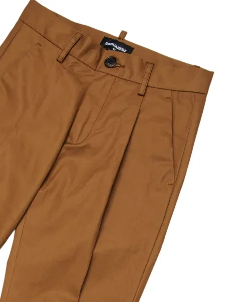 Сhinosy dziecięce Dsquared2 brązowe