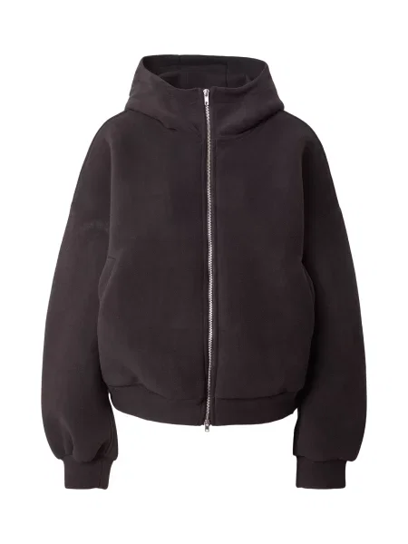 WEEKDAY Jachetă fleece Faiza' negru