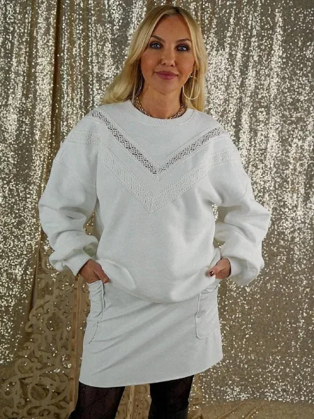 Fustă din piele Lemonada gri