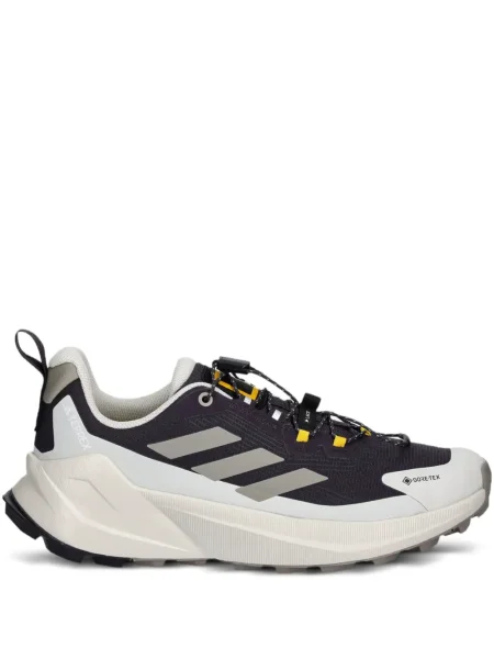 Trening Adidas alergare cu glugă cu broderie gri