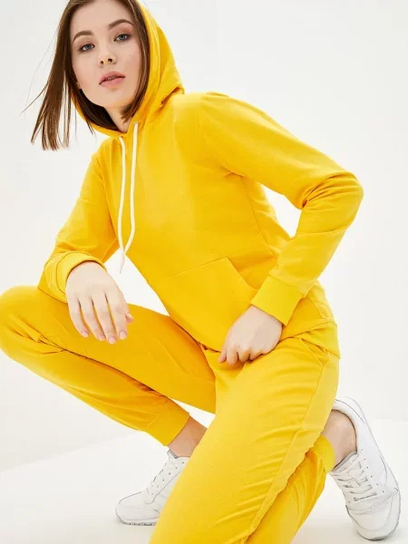Костюмный спортивный костюм Hibrand желтый