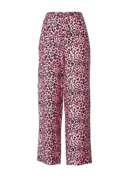 EDITED Pantaloni Anneli roz negru