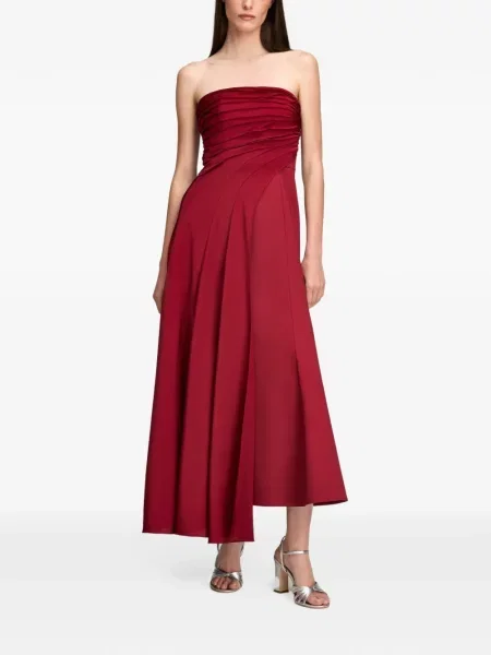 Rochie Cinq A Sept asimetrică roșu