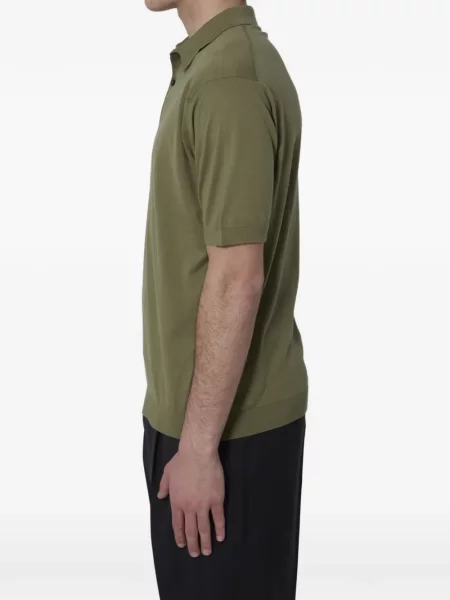 Tricou polo John Smedley verde