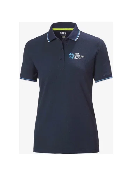 Granatowa koszulka polo z krótkim rękawem Helly Hansen The Ocean Race L niebieska