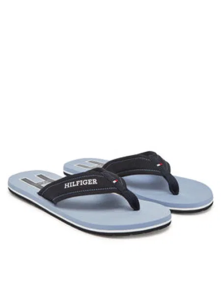 Tommy Hilfiger Žabky Hilfiger H Padded Beach Sandal Tmavomodrá