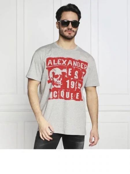 Alexander McQueen Tricou gri