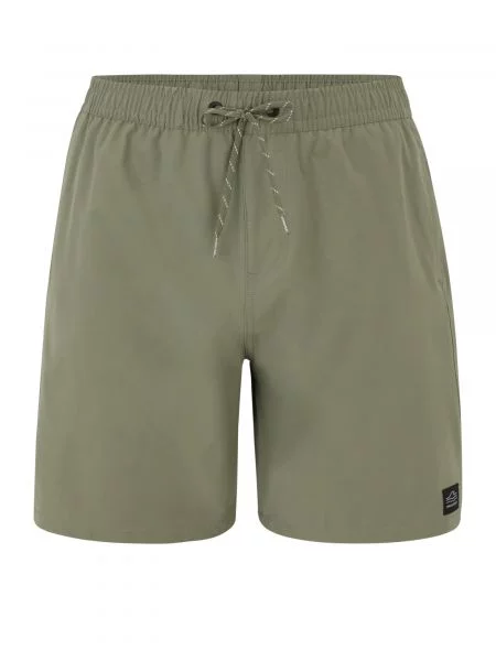 PROTEST Sportske kupaće gaće BAKY tamno zelena / crna / bijela