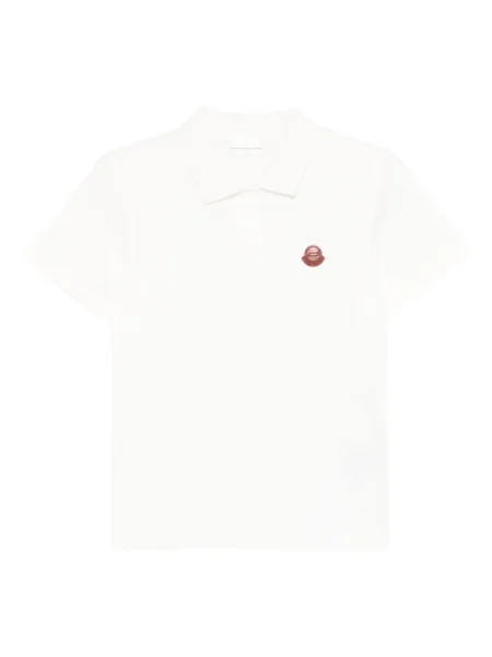 Polo Moncler alb