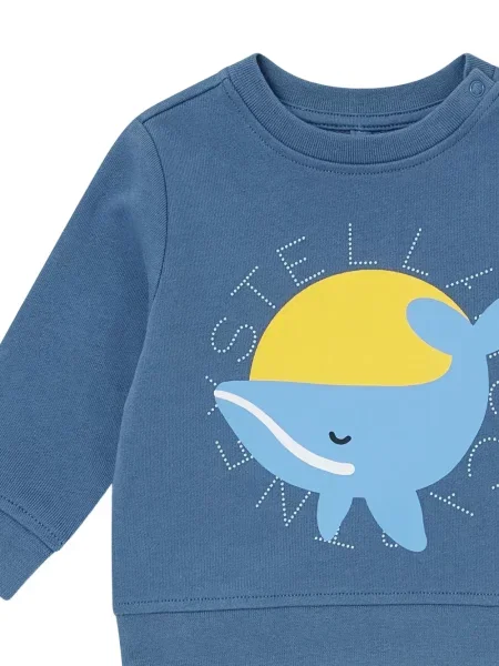 Bluza dziecięca Stella Mccartney niebieska