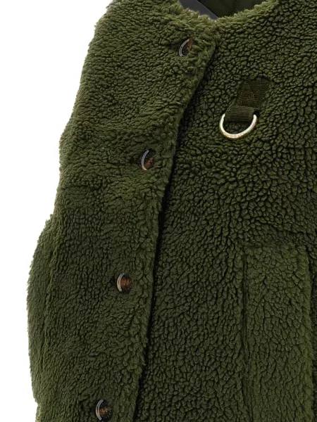 Vestă Barbour din fleece verde