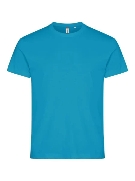 Clique Basic-T T-shirt dopasowany krój – turquoise niebieska