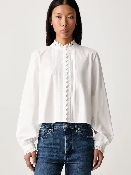Frame THE KEEPSAKE PINTUCK BLOUSE bluză tip cămașă din pentru femei