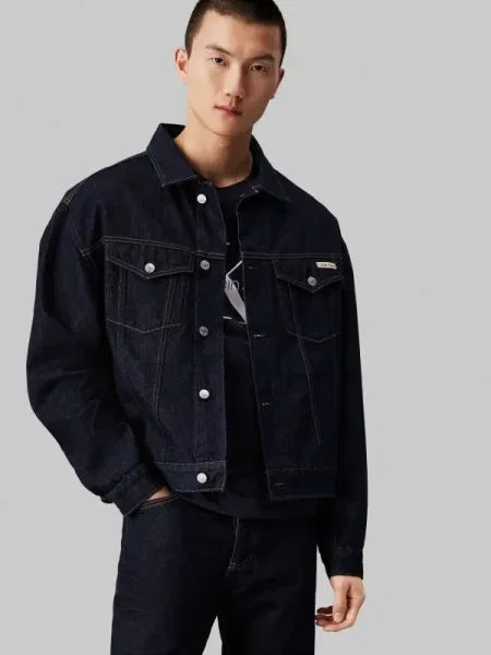 CALVIN KLEIN JEANS Farmer kabát | Relaxed fit kék