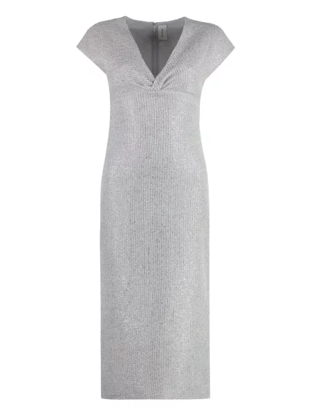 Rochie St. John de costum argintiu