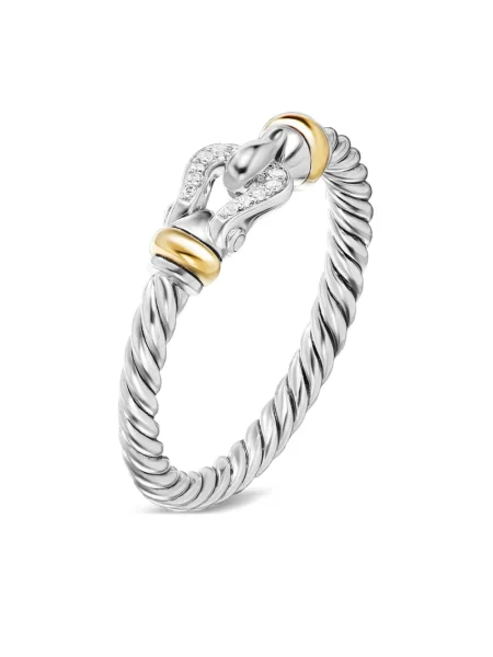 Žiedas David Yurman su sagtimis sidabrinė