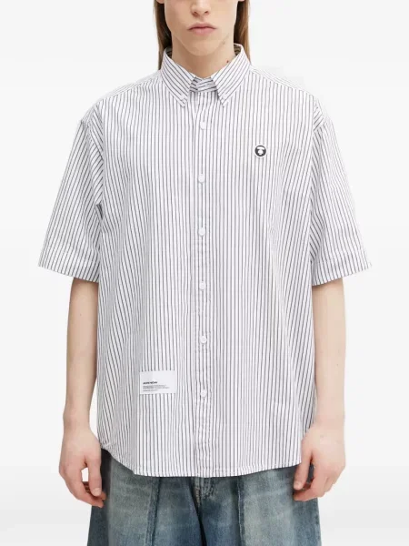 Scurt cămașă Aape By A Bathing Ape cu dungi alb