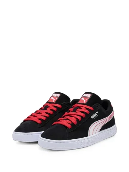 Sneakerși Puma Suede din piele de căprioară negru