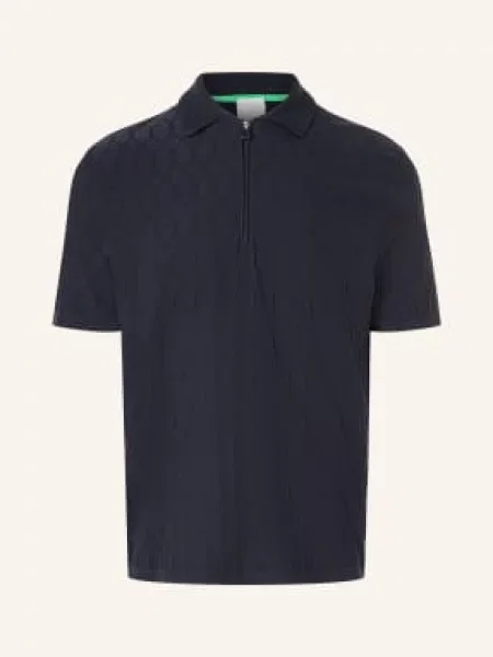 Bogner Pletené Polo Tričko Maxim tmavě modrá