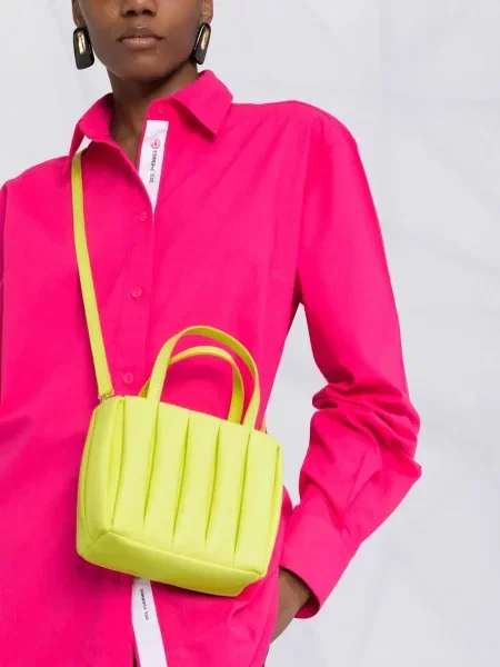 Geantă shopper Themoirè verde