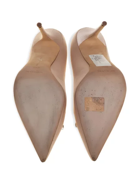 Γοβάκια Manolo Blahnik με πετραδάκια ροζ