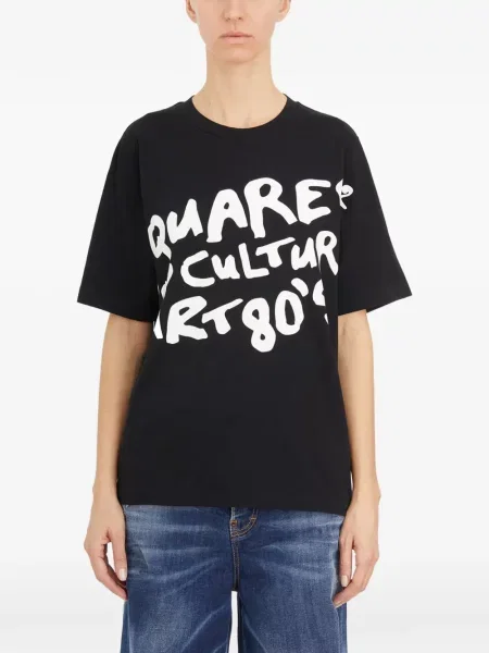 Tricou Dsquared2 cu imagine negru