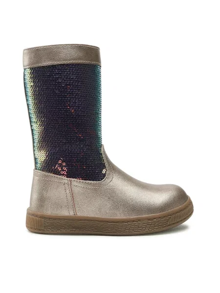 Сапоги Nelli Blu золотые