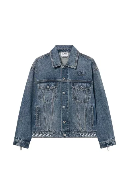 Džínsová bunda L/ab C/o Off-white biela