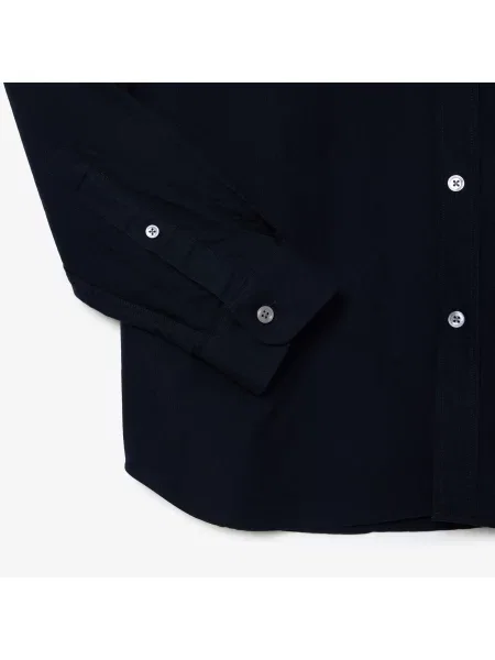 Lacoste Koszula Z Bawełny Oxford O Regularnym Kroju czarny