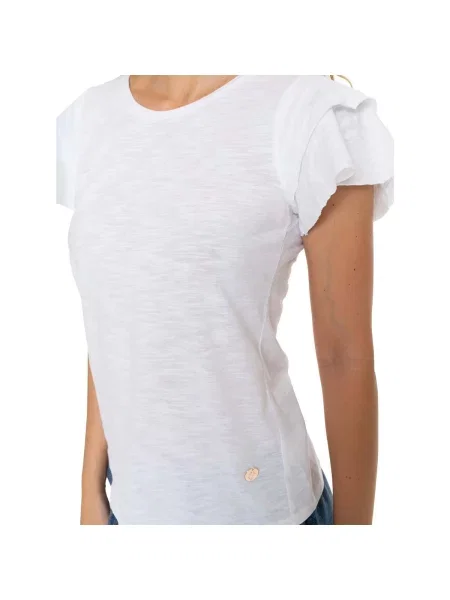 Scurt tricou Leone 1947 cu mâneci scurte alb