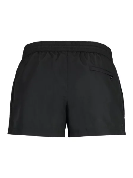 Krótkie kąpielówki Dolce And Gabbana z logo czarne