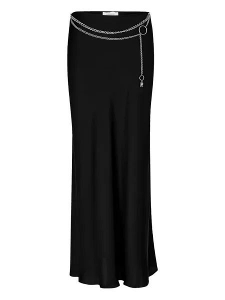 Fustă Rabanne din satin negru