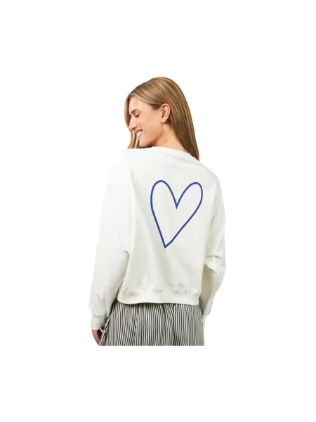 Bluza sportowa Lollys Laundry biała