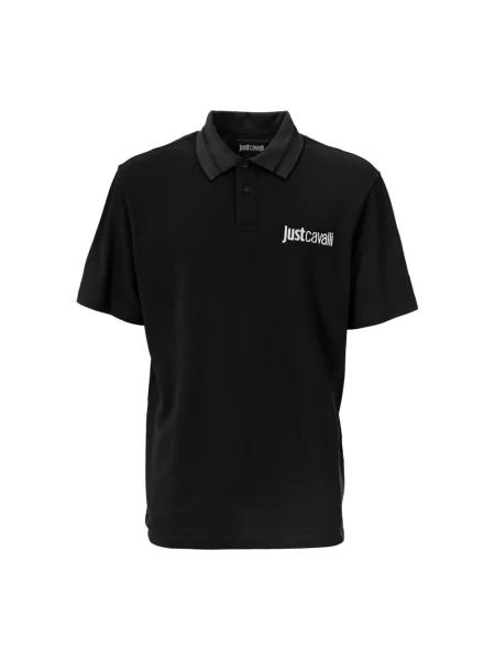 Koszulka polo Just Cavalli czarna