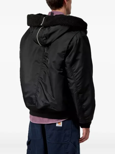 Geacă Carhartt Wip cu glugă negru