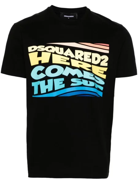Tricou Dsquared2 cu imagine negru